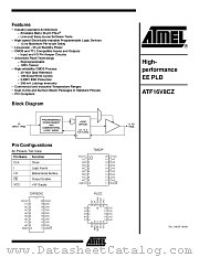 ATF16V8CZ datasheet pdf Atmel