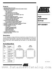 ATF1500ABV datasheet pdf Atmel