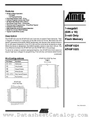 AT49F1025 datasheet pdf Atmel