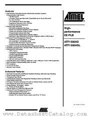 ATF1508ASL datasheet pdf Atmel