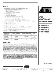AT91M40800 datasheet pdf Atmel