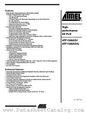 ATF1508ASVL datasheet pdf Atmel