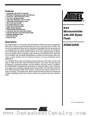 AT89C55WD datasheet pdf Atmel