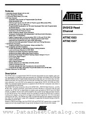 AT78C1503 datasheet pdf Atmel