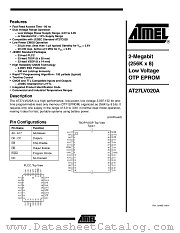 AT27LV020A datasheet pdf Atmel
