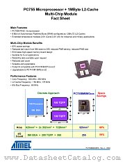 PC755BM8 datasheet pdf Atmel