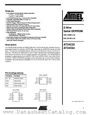 AT24C32 datasheet pdf Atmel