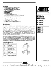 AT25020 datasheet pdf Atmel