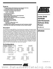 AT34C02 datasheet pdf Atmel