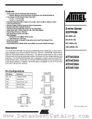AT24C16A datasheet pdf Atmel