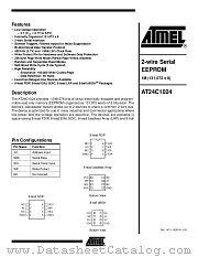 AT24C1024 datasheet pdf Atmel