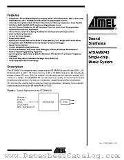 ATSAM9743 datasheet pdf Atmel