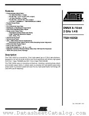 TS81102G0 datasheet pdf Atmel