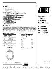 AT49F001AN datasheet pdf Atmel