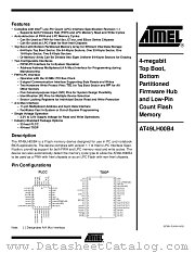 AT49LH00B4 datasheet pdf Atmel