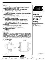 AT49LH004 datasheet pdf Atmel