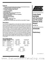 AT34C02B datasheet pdf Atmel