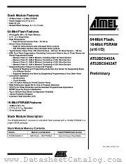 AT52BC6402AT datasheet pdf Atmel