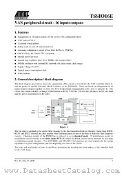 TSSIO16E datasheet pdf Atmel