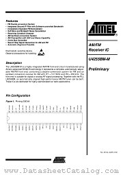 U4255BM-M datasheet pdf Atmel