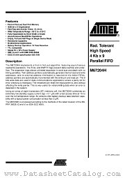 M67204 datasheet pdf Atmel