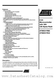 AT89C51RC2 datasheet pdf Atmel