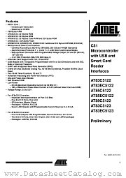 AT85C5122 datasheet pdf Atmel
