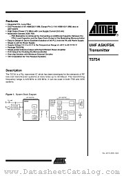 T5754 datasheet pdf Atmel