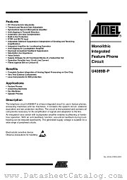 U4089B-P datasheet pdf Atmel