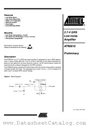 ATR0610 datasheet pdf Atmel