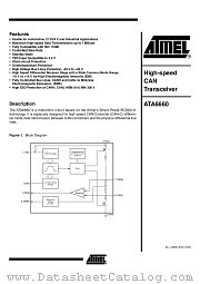 ATA6660 datasheet pdf Atmel