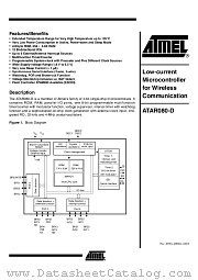 ATAR080-D datasheet pdf Atmel