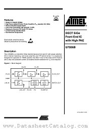 U7006B datasheet pdf Atmel