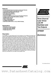 ATR0807 datasheet pdf Atmel