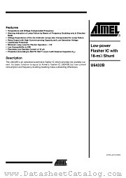 U6432B datasheet pdf Atmel