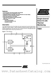 T6801 datasheet pdf Atmel