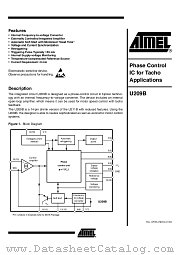U209B datasheet pdf Atmel
