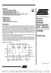 ATR0906 datasheet pdf Atmel