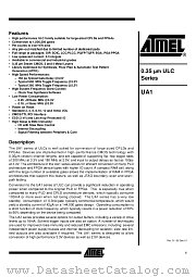 UA1 datasheet pdf Atmel