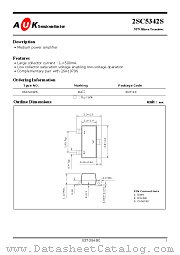 2SC5342S datasheet pdf AUK Corp
