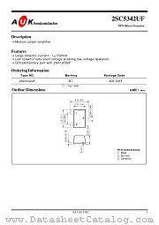 2SC5342UF datasheet pdf AUK Corp
