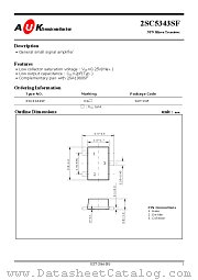 2SC5343SF datasheet pdf AUK Corp