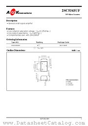 2SC5343UF datasheet pdf AUK Corp