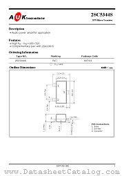 2SC5344S datasheet pdf AUK Corp