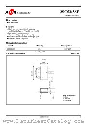 2SC5345SF datasheet pdf AUK Corp