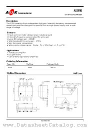 S358 datasheet pdf AUK Corp