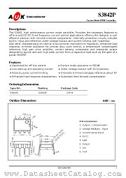 S3842P datasheet pdf AUK Corp