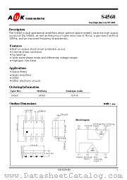 S4560 datasheet pdf AUK Corp