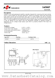 S4580P datasheet pdf AUK Corp