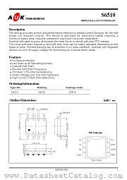 S6510 datasheet pdf AUK Corp